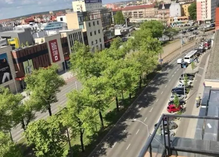 Black Tower In Centrum Lägenhet Szczecin